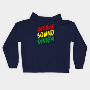 Reggae Sound System - Jamaica - Rasta Kids Hoodie